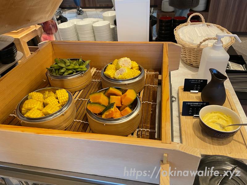 ダイニングレストラン「アマハジ」セイロ蒸し野菜