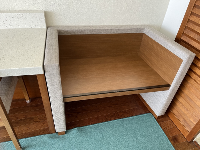 トップフロア客室「バゲージラック」(撮影:2025年11月)