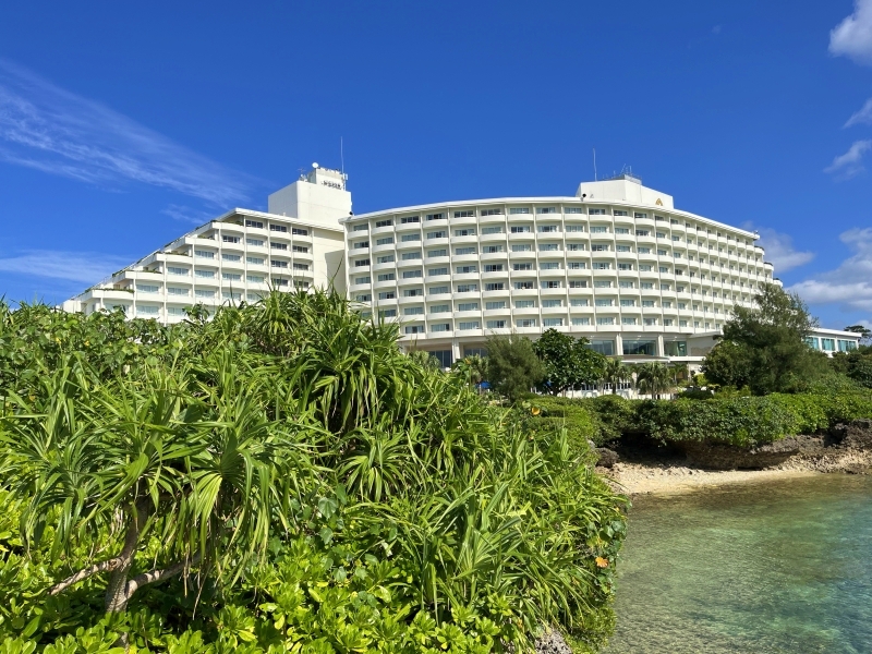 散策の途中に撮影したホテルの外観