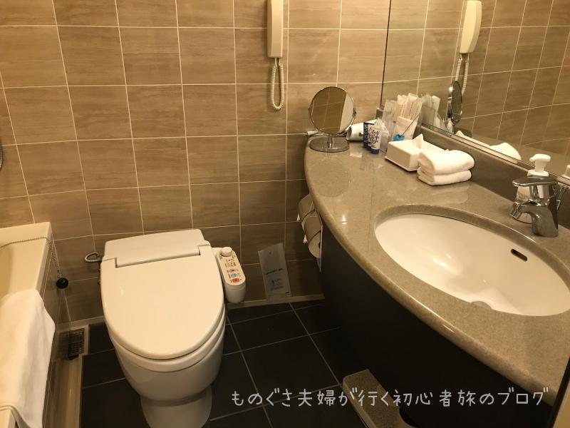 『沖縄ハーバービューホテル』8F「クラブツイン」バスルーム