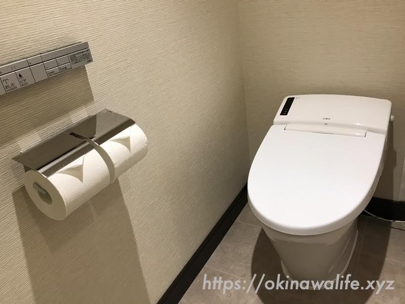 ダブルツリーbyヒルトン沖縄北谷リゾート「トイレ」