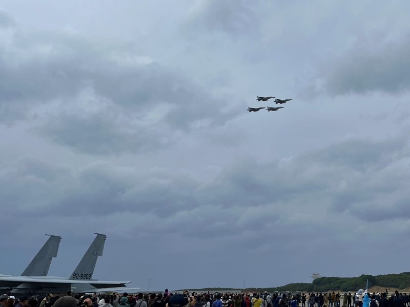 これまでにあった飛行展示の様子