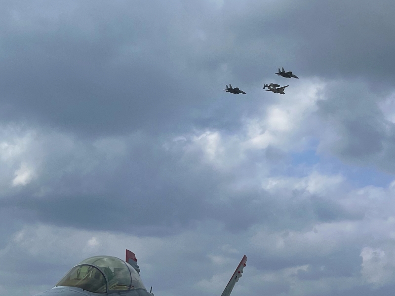 これまでにあった飛行展示の様子